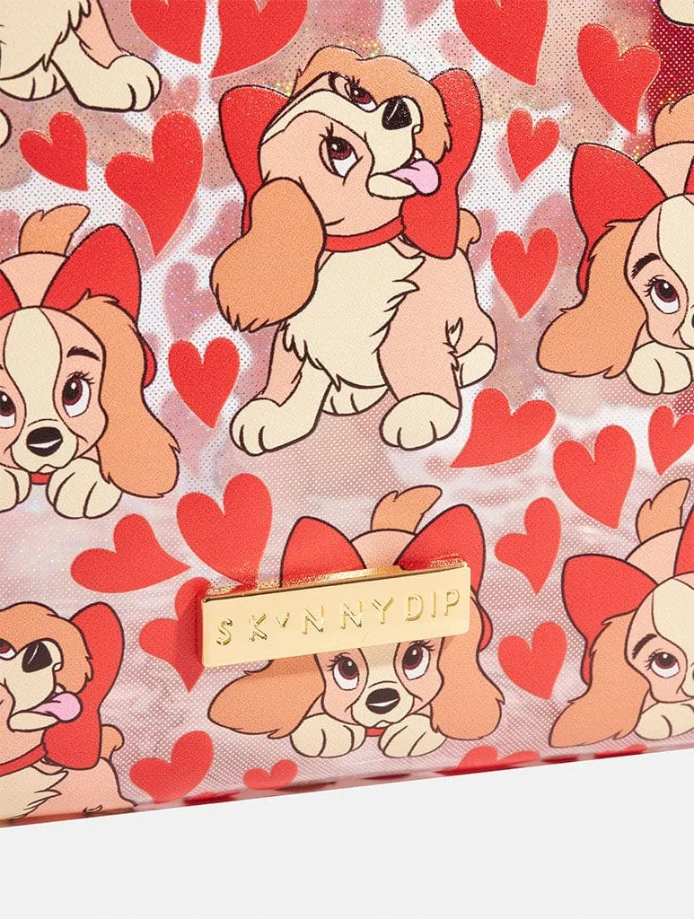 Disney Lady Heart Makeup Bag sold by Skinnydip London product image thumbnail 5