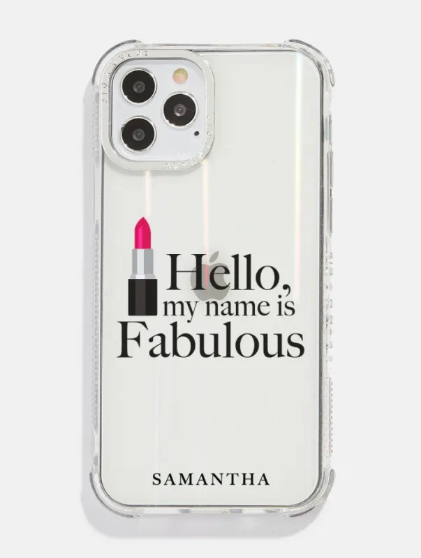 Samantha Shock Holo iPhone Case sold by Skinnydip London