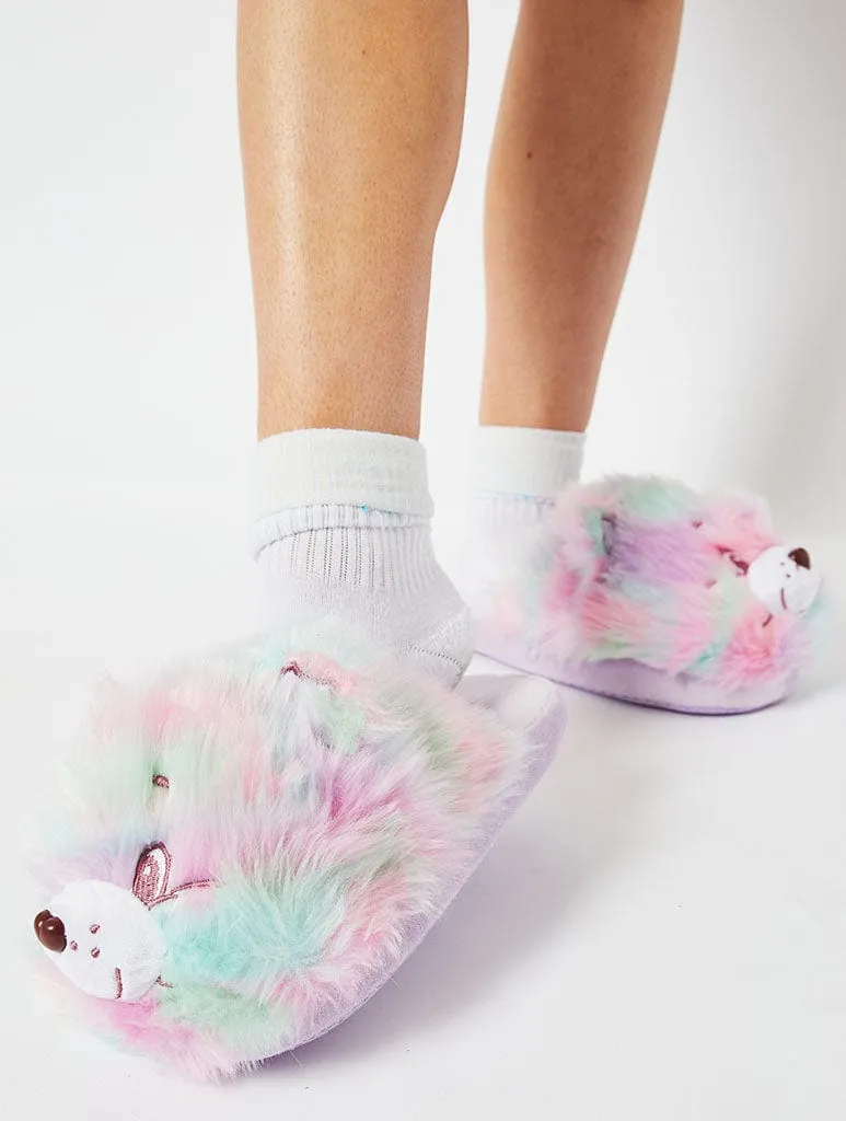 Care Bears x Skinnydip Tie Dye Slippers sold by Skinnydip London