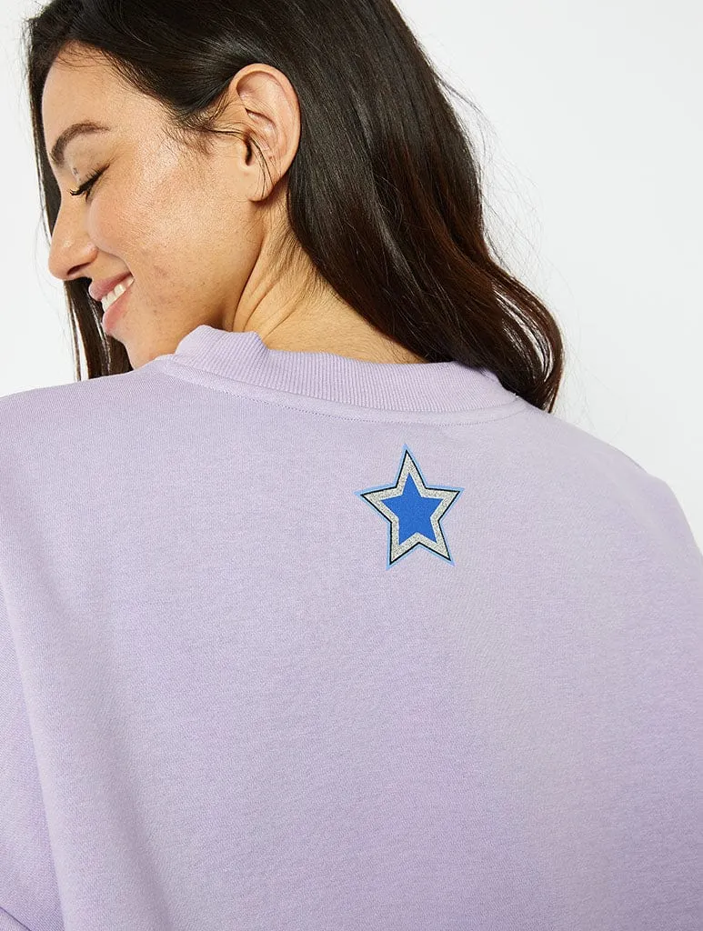 Disney Stitch Varsity Sweatshirt sold by Skinnydip London product image thumbnail 4