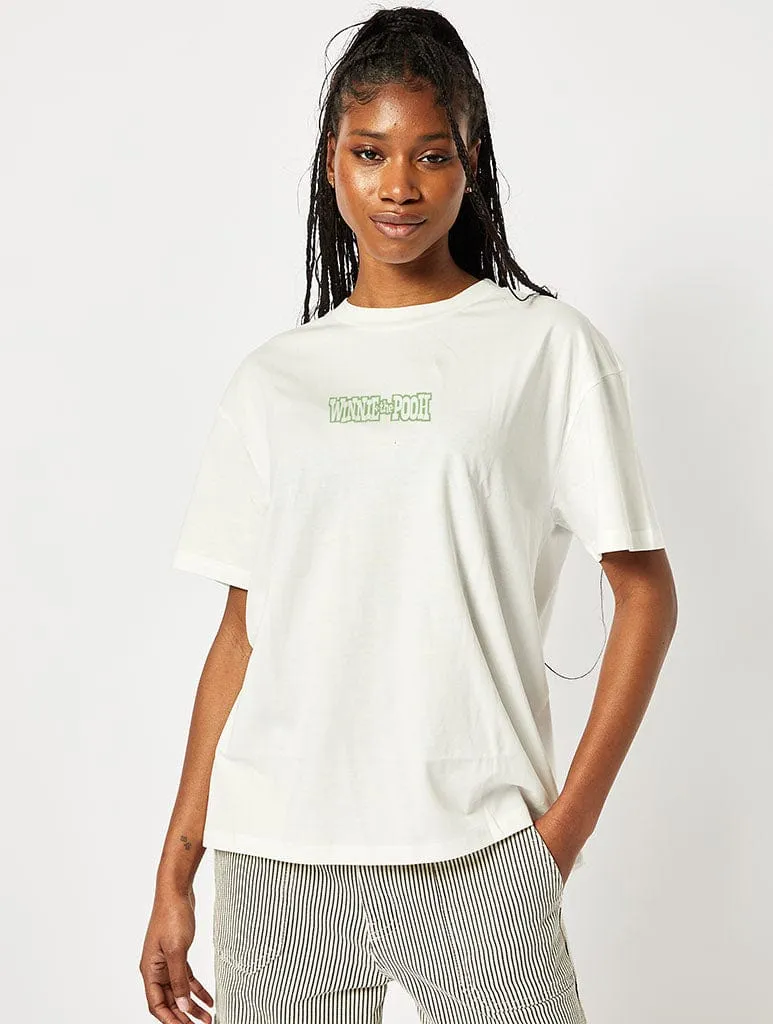 Disney Winnie The Pooh Poster T-Shirt In Ecru sold by Skinnydip London product image thumbnail 2