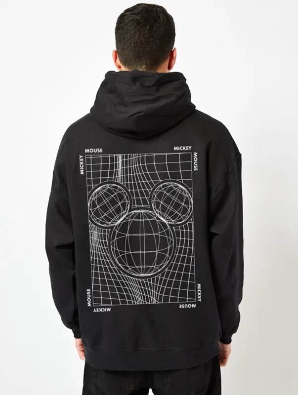 Disney Mickey Hoodie in Black sold by Skinnydip London