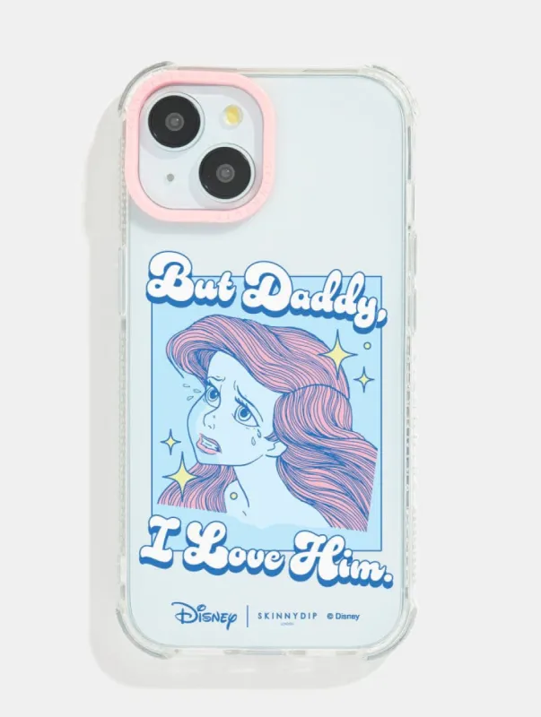 Disney Ariel But Daddy I Love Him Shock iPhone Case sold by Skinnydip London