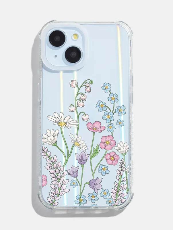 Wildflower Holo Shock iPhone Case sold by Skinnydip London