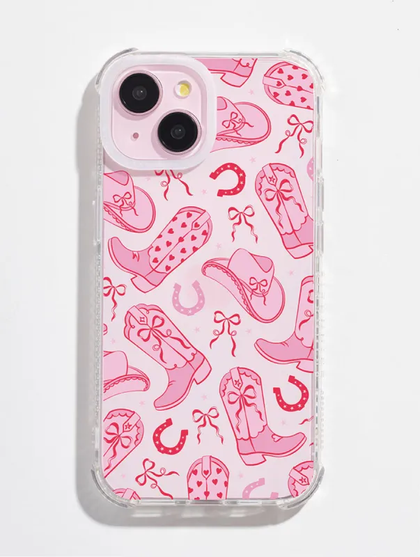 Coquette Cowgirl Shock iPhone Case sold by Skinnydip London
