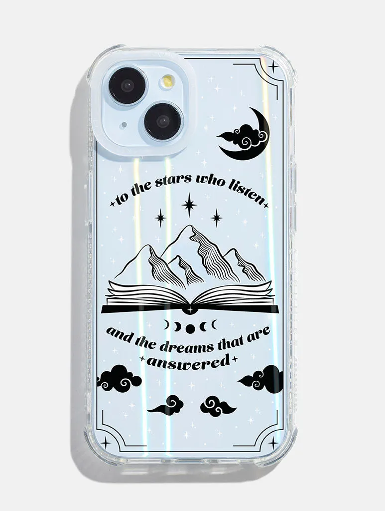 ACOTAR To The Stars Who Listen Shock iPhone Case sold by Skinnydip London