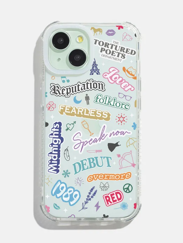 Taylor Albums Shock iPhone Case sold by Skinnydip London