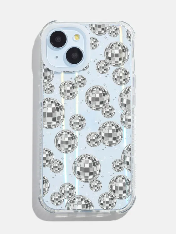 Disco Ball Repeat Shock iPhone Case sold by Skinnydip London