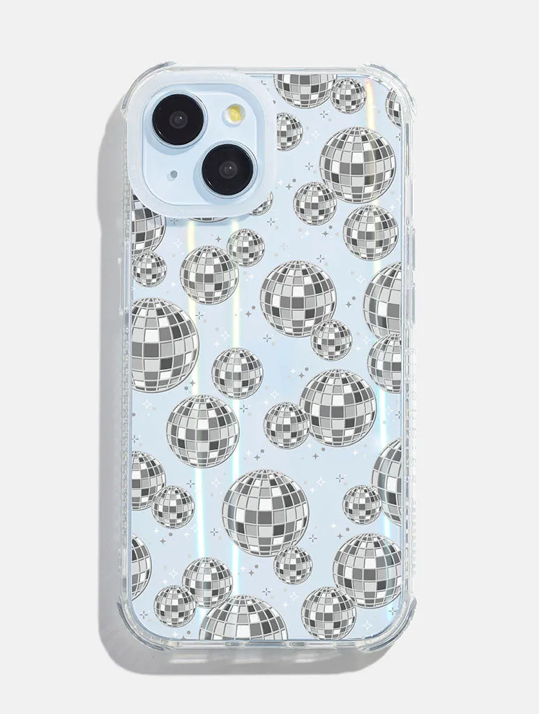 Disco Ball Repeat Shock iPhone Case sold by Skinnydip London