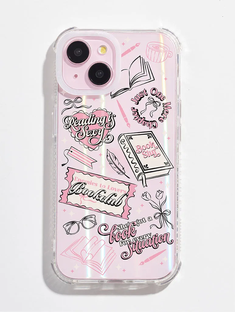 Book Girl Sticker Shock Phone Case sold by Skinnydip London