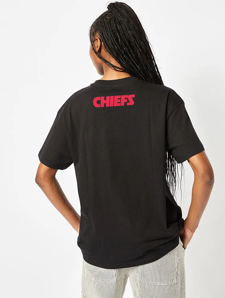 NFL x Skinnydip Kansas City Chiefs T-Shirt in Black sold by Skinnydip London product image thumbnail 2