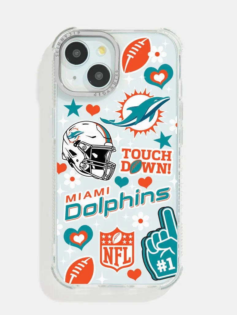 NFL x Skinnydip Miami Dolphins Shock iPhone Case sold by Skinnydip London product image thumbnail 2