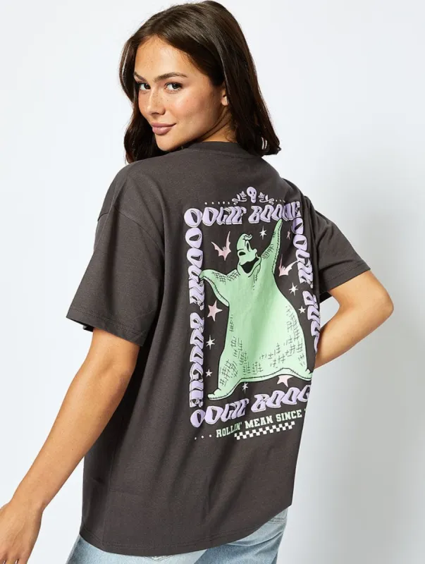 Disney Oogie Boogie T-shirt in Grey sold by Skinnydip London
