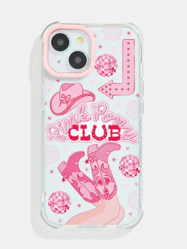 Pink Pony Club Shock iPhone Case made by Skinnydip London