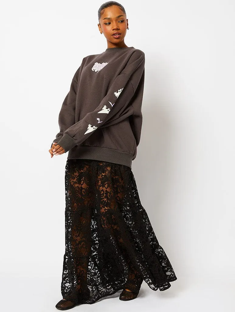 Scooby Doo Where Are You Sweatshirt in Acid Wash sold by Skinnydip London product image thumbnail 5