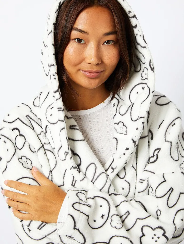 Miffy x Skinnydip Dressing Gown in White sold by Skinnydip London product image thumbnail 3