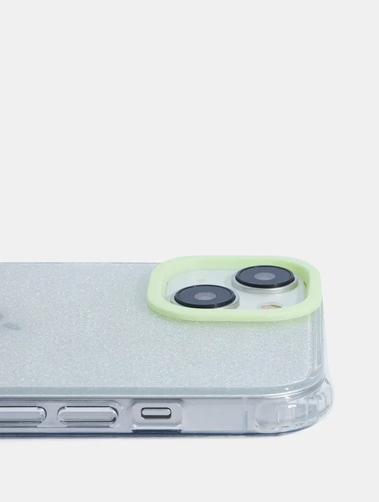 Minimal Glitter Mint Shock iPhone Case sold by Skinnydip London product image thumbnail 3