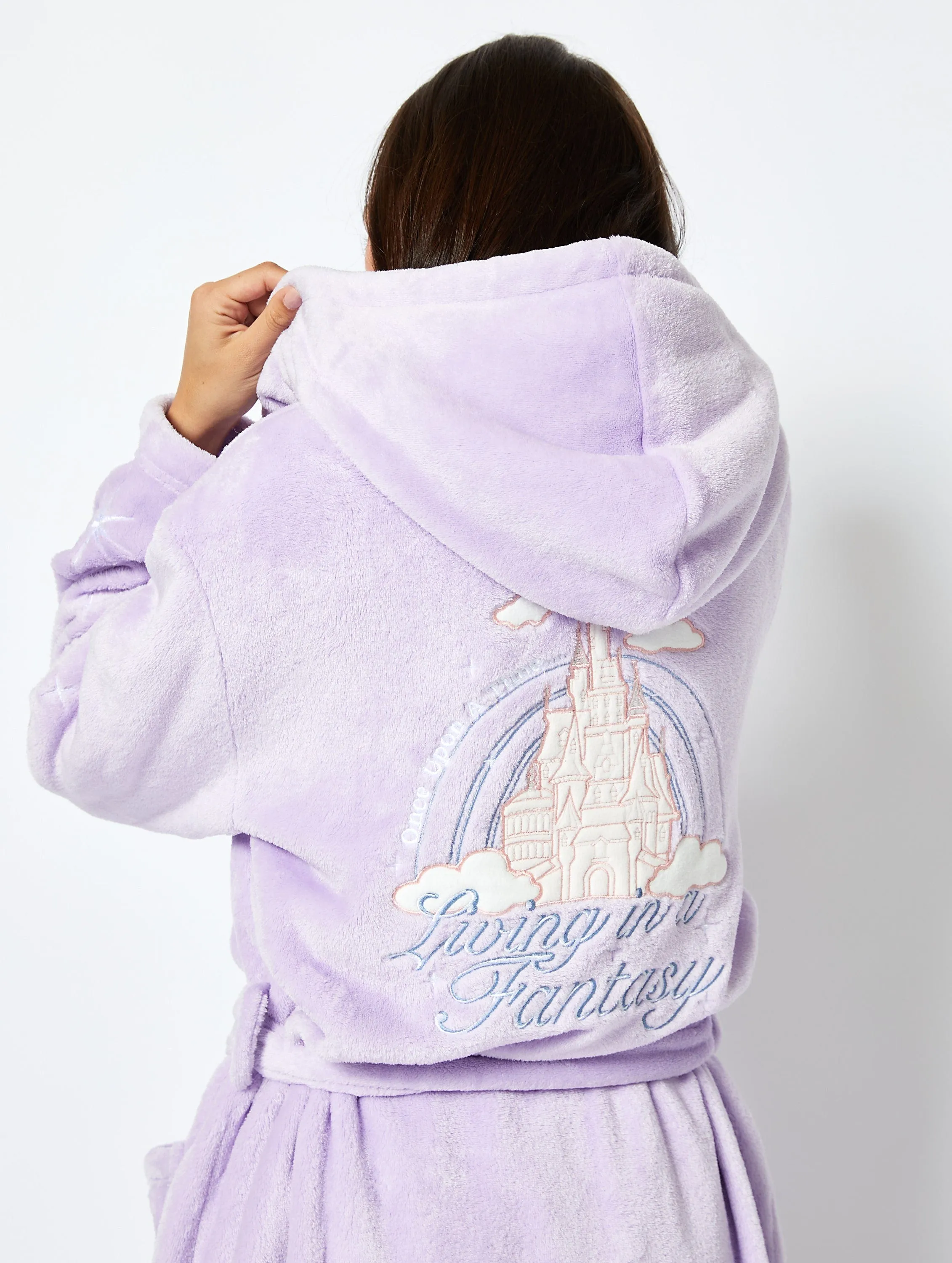 Disney Living In a Fantasy Dressing Gown in Lilac sold by Skinnydip London product image thumbnail 4
