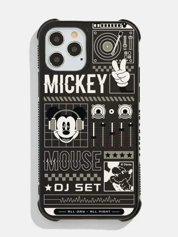 Disney Mickey Mouse DJ Black Shock iPhone Case sold by Skinnydip London