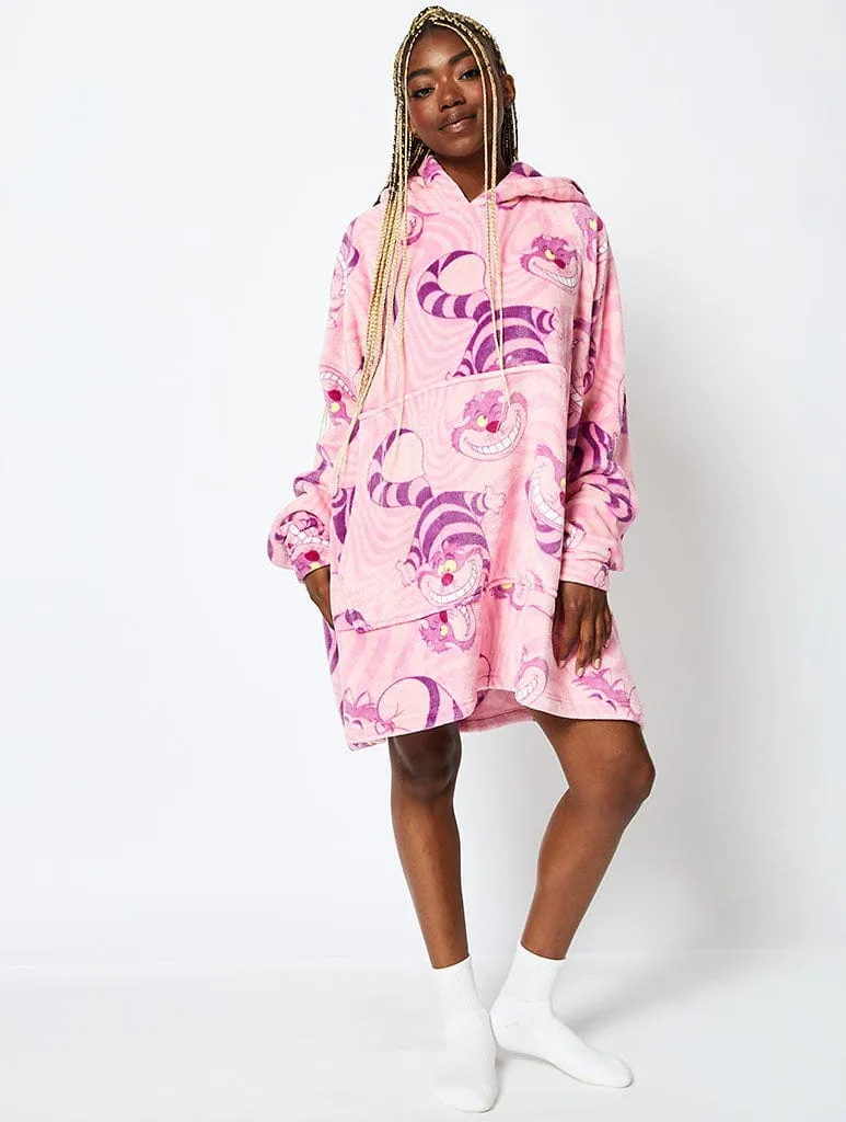 Disney Cheshire Cat Blanket Hoodie in Pink sold by Skinnydip London product image thumbnail 5