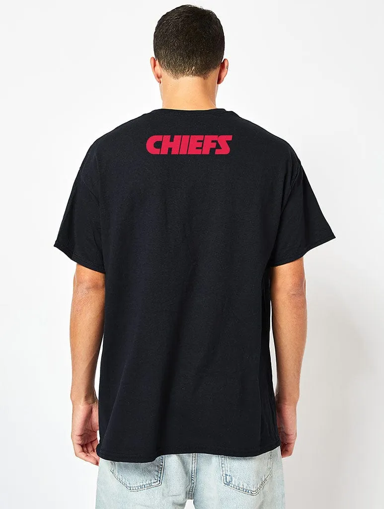 NFL x Skinnydip Kansas City Chiefs T-Shirt in Black sold by Skinnydip London product image thumbnail 2