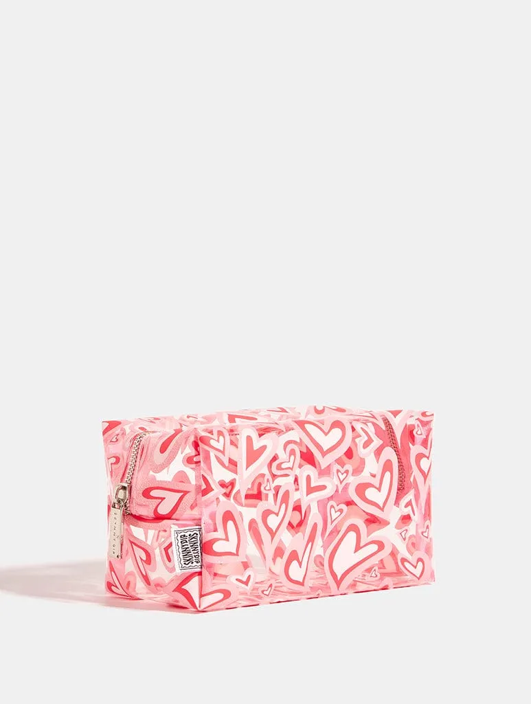 Warped Heart Makeup Bag sold by Skinnydip London product image thumbnail 5