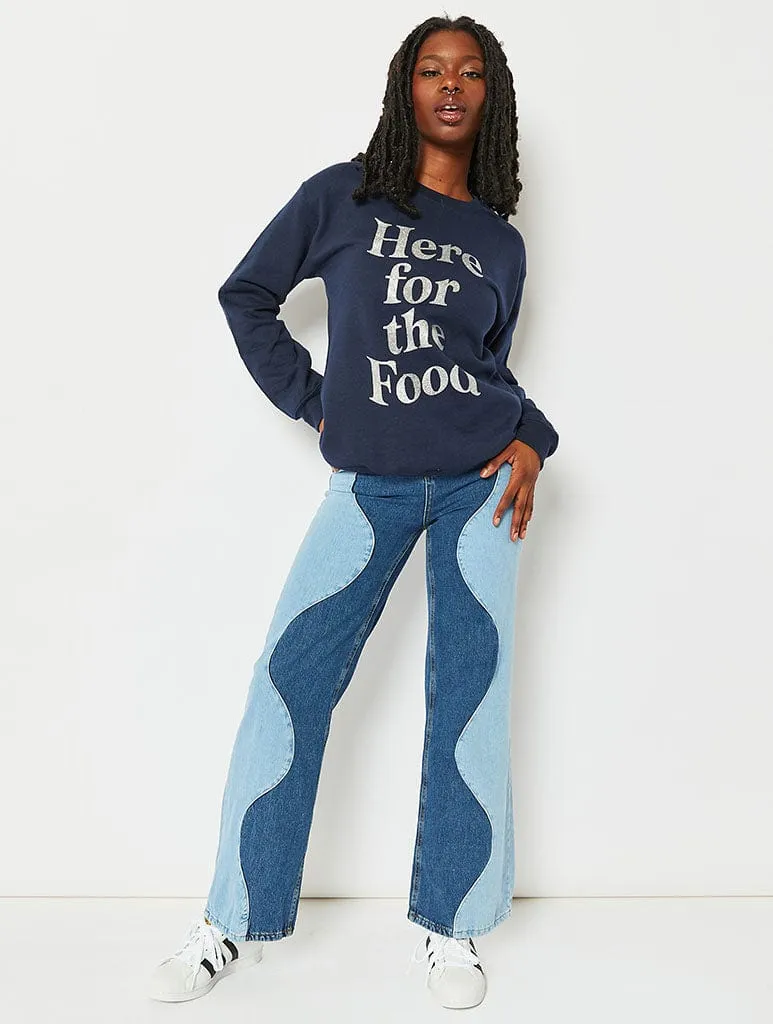Here for the Food Christmas Sweatshirt sold by Skinnydip London product image thumbnail 3