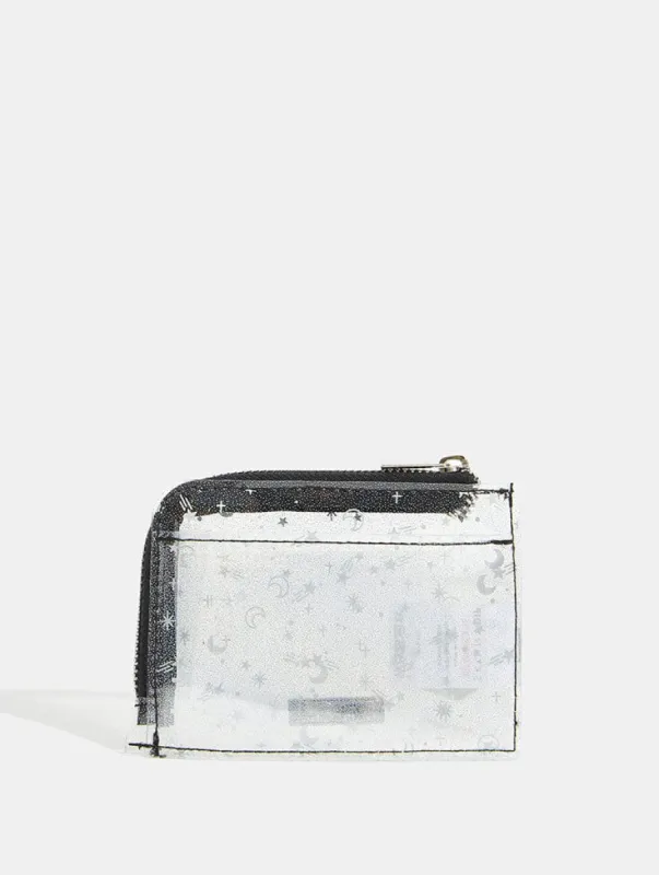 Silver Ditsy Moon Mini Purse made by Skinnydip London