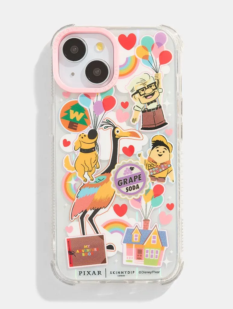 Disney Up Rainbow Sticker Case sold by Skinnydip London