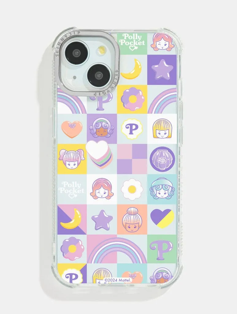 Polly Pocket x Skinnydip Checkerboard Shock iPhone Case sold by Skinnydip London