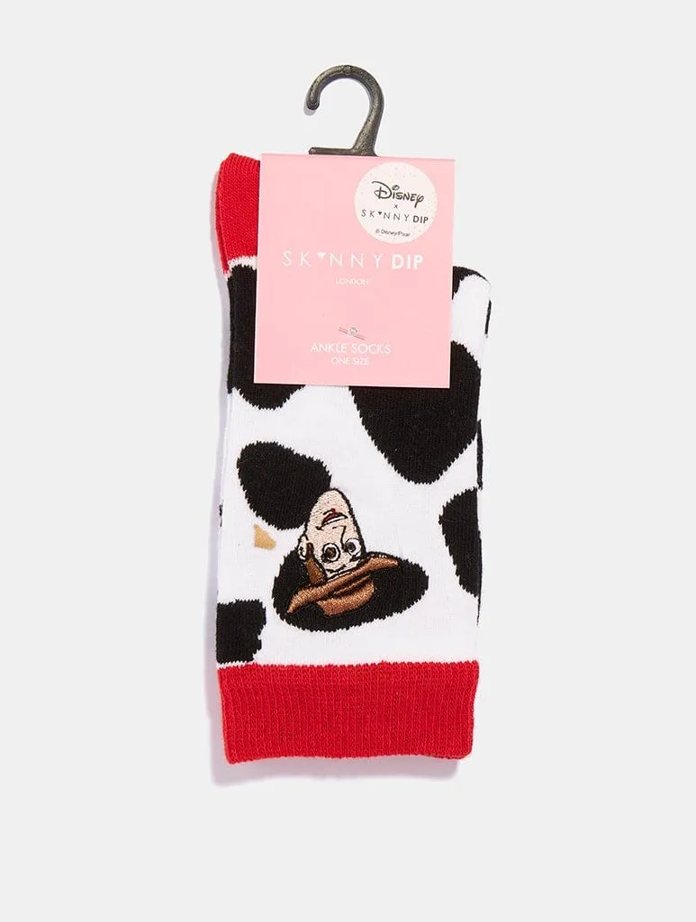 Toy Story Woody Cow Print Socks sold by Skinnydip London product image thumbnail 3