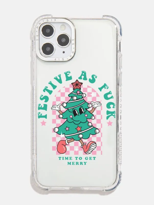 Festive as Fuck Shock iPhone Case sold by Skinnydip London