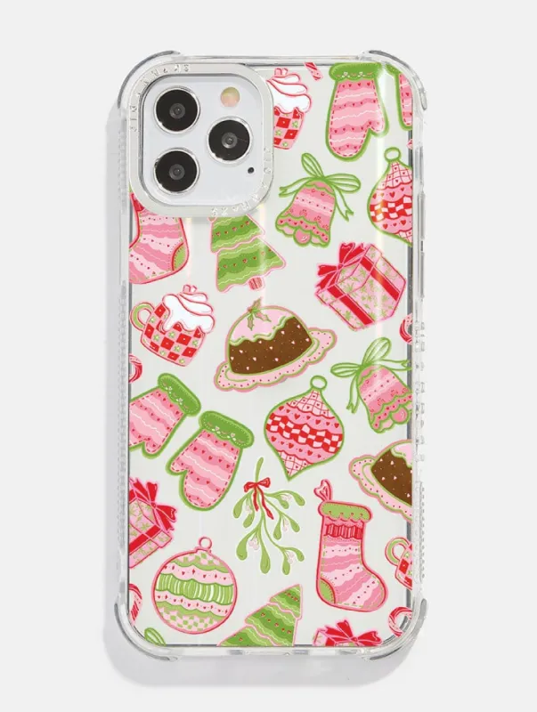 Christmas Doodle Shock iPhone Case sold by Skinnydip London