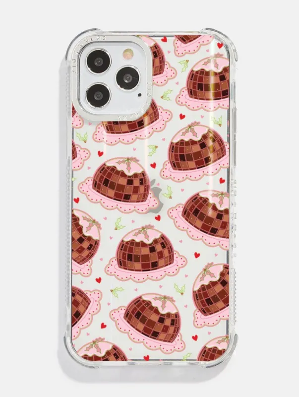 Disco Christmas Pudding Shock iPhone Case sold by Skinnydip London