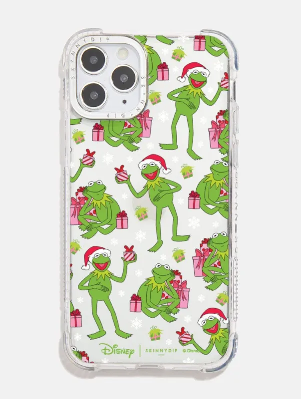 Disney Christmas Kermit Shock iPhone Case sold by Skinnydip London