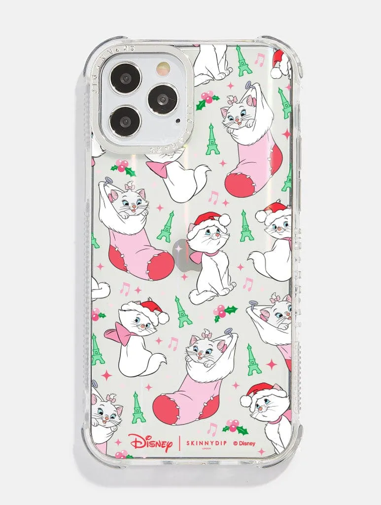 Disney Christmas Marie Shock iPhone Case sold by Skinnydip London
