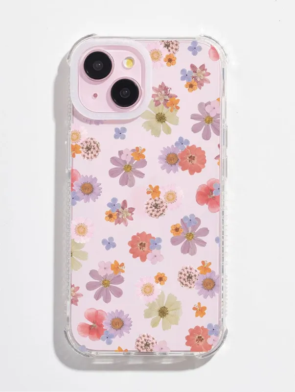 Ditsy Pressed Flower Shock iPhone Case sold by Skinnydip London