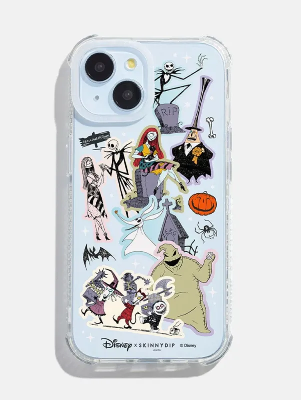 Disney The Nightmare Before Christmas Sticker Shock iPhone Case sold by Skinnydip London