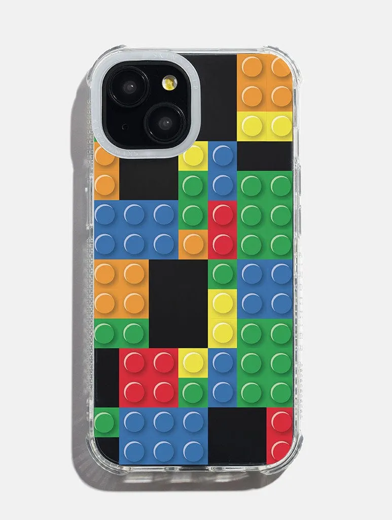 Colourful Bricks Shock iPhone Case sold by Skinnydip London