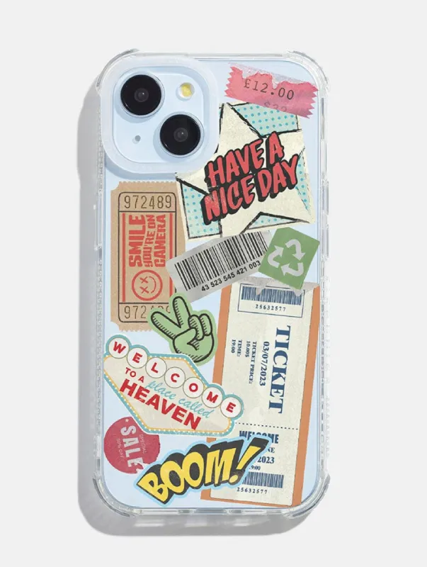 Collage Shock iPhone Case sold by Skinnydip London