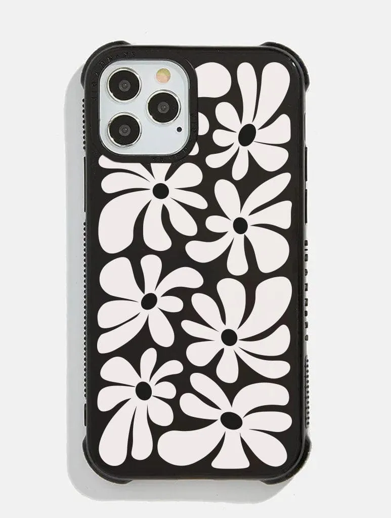Black Monochrome Shock iPhone Case sold by Skinnydip London