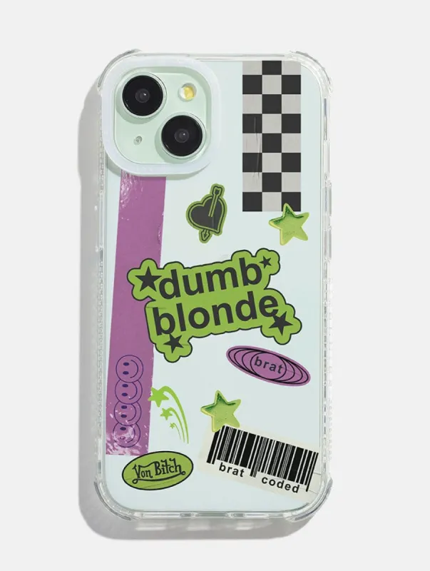 Brat Sticker Shock iPhone Case made by Skinnydip London