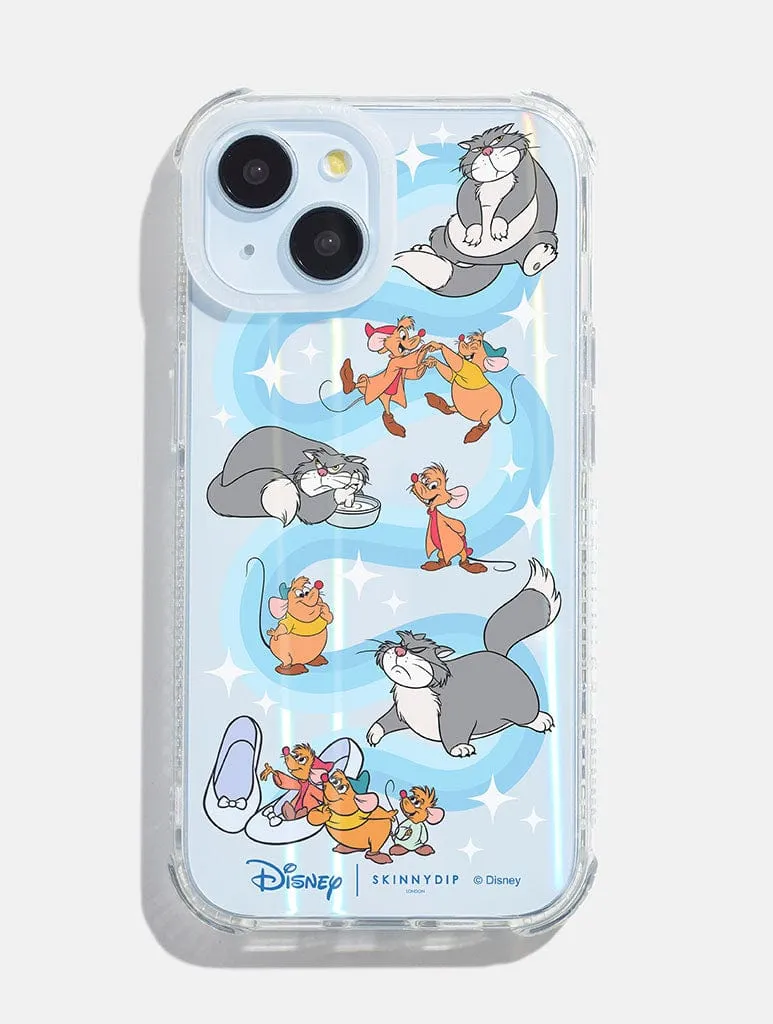 Disney Lucifer, Jaq & Gus Shock iPhone Case sold by Skinnydip London