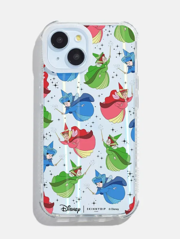 Disney Flora, Fauna, Merrywhether Shock iPhone Case sold by Skinnydip London