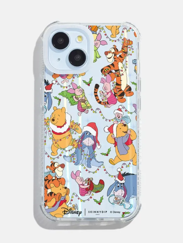 Disney Christmas Winnie the Pooh Shock iPhone Case sold by Skinnydip London