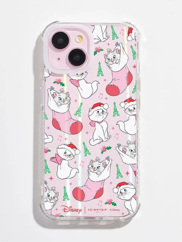Disney Christmas Marie Shock iPhone Case sold by Skinnydip London