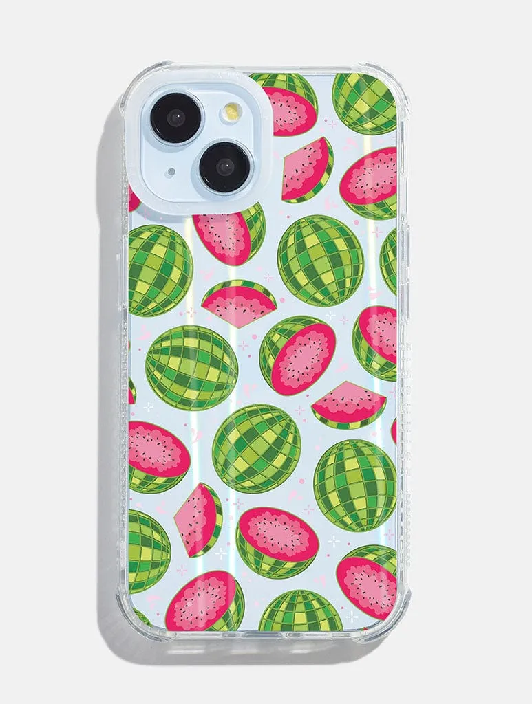 Disco Watermelons Shock iPhone Case sold by Skinnydip London