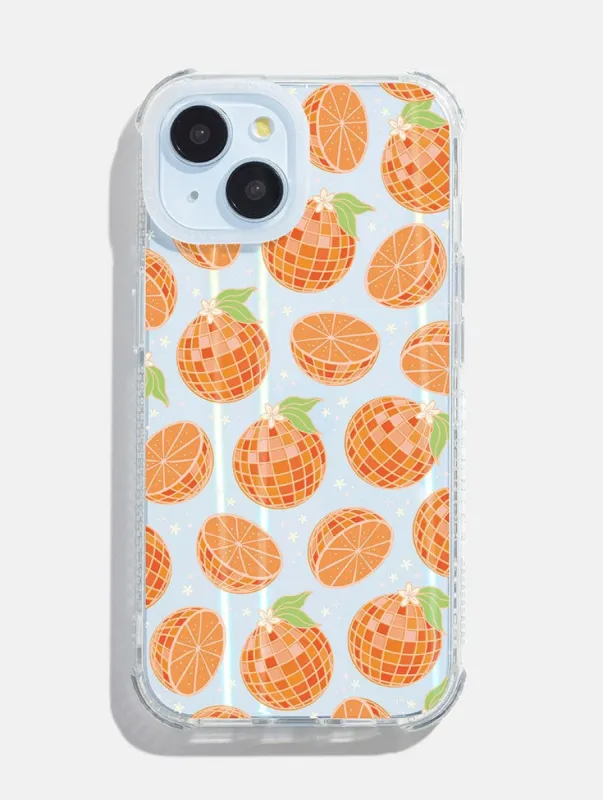 Disco Oranges Shock iPhone Case sold by Skinnydip London