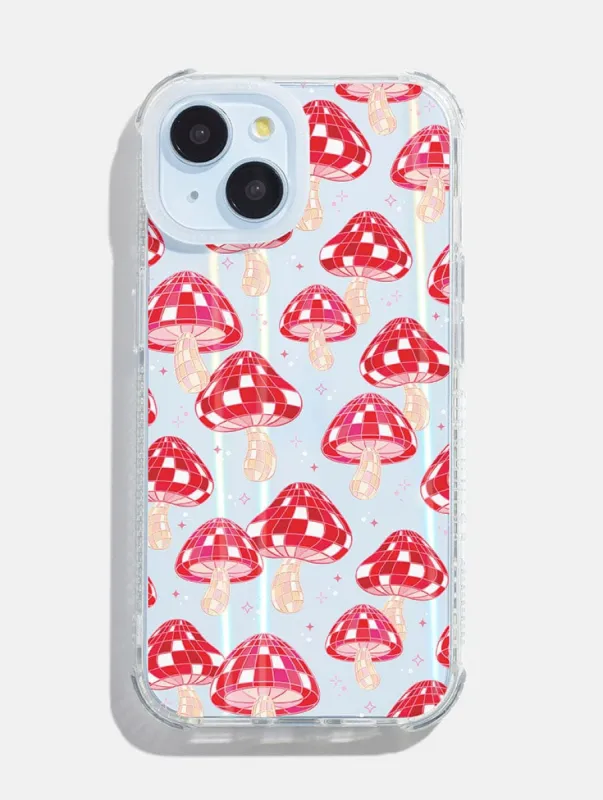 Disco Mushrooms Shock iPhone Case sold by Skinnydip London