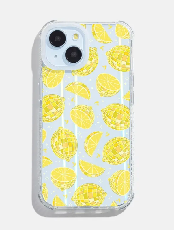 Disco Lemons Shock iPhone Case sold by Skinnydip London